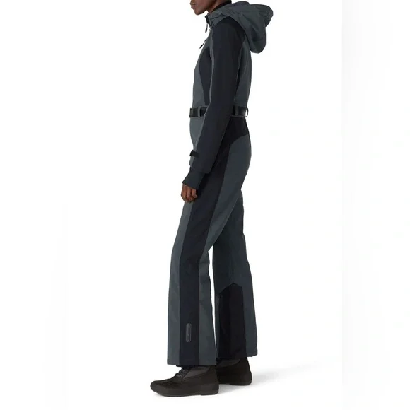 Sweaty Betty Backcountry Ski All In One Jumpsuit - Charcoal and Black - Picture 3 of 14